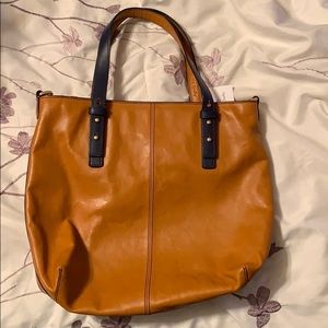 Vera Bradley Leather Satchel